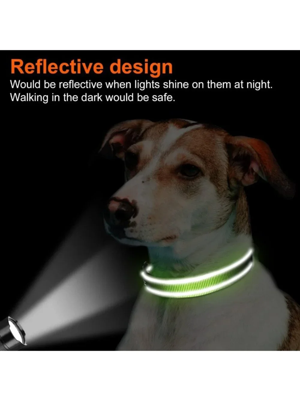 Adjustable Soft Dog Harness with Handle, Reflective Padded Collar & 6FT Leash